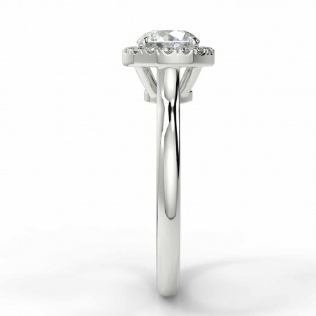 Lucia - Diamant 0.50 carat - Or blanc category