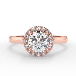 Lucia - Diamant 0.70 carat - Or rose category