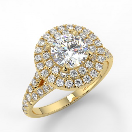 Olivia - Diamant 0.70 carat - Or jaune category
