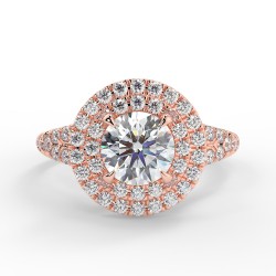 Olivia - Diamant 0.70 carat - Or rose category
