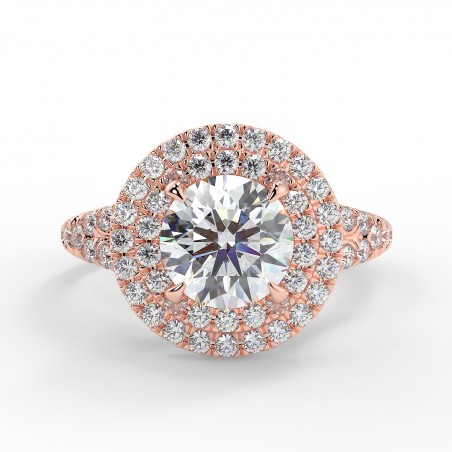 Olivia - Diamant 1.00 carat - Or rose category