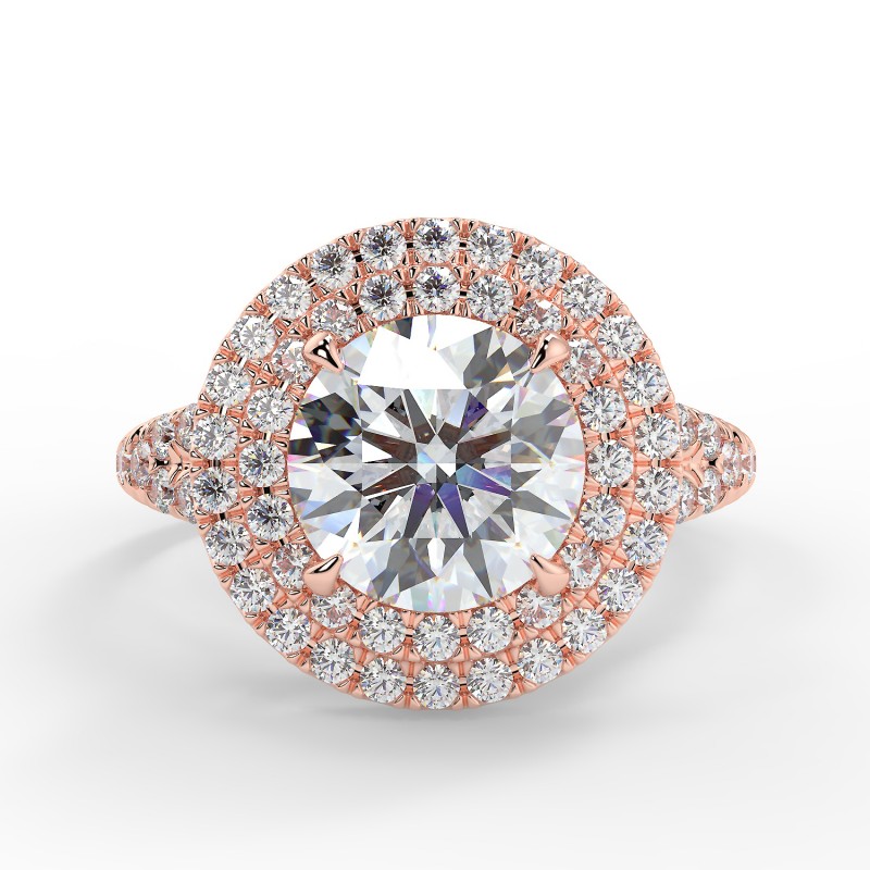 Olivia - Diamant 1.50 carat - Or rose category