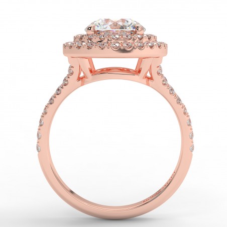 Olivia - Diamant 1.50 carat - Or rose category