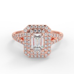 Clara - Diamant 0.50 carat - Or rose category