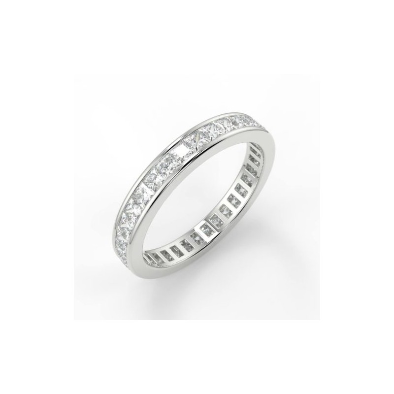 Eternity Princesse Rail 1.50 carats category Eternity Princesse Rail 1.50 carats category