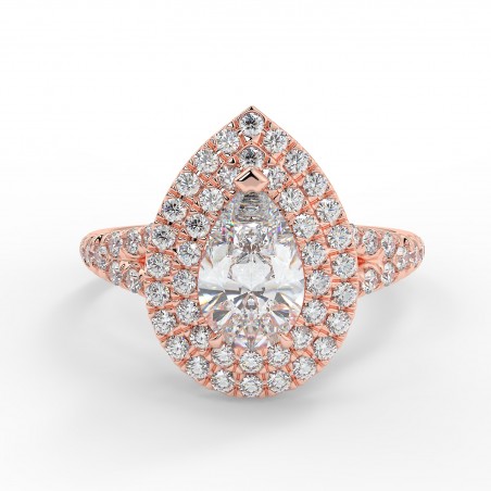 Pamela - Diamant 0.70 carat - Or rose category