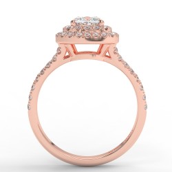 Eva - Diamant 0.70 carat - Or rose category