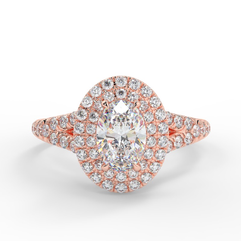 Sabrina - Diamant 0.50 carat - Or rose category