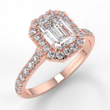 Gloria - Diamant 0.50 carat - Or rose category